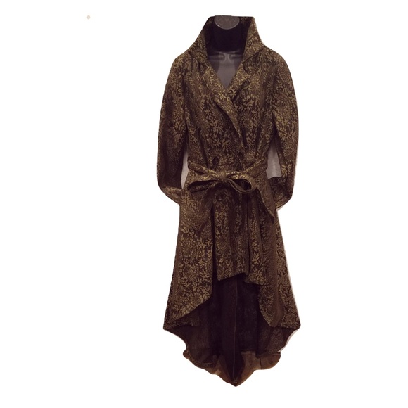 Caribbean Queen Lace Plus Size Hi-Low Coat NWOT - Picture 2 of 8